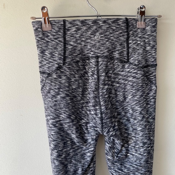 Lululemon Ready To Rulu Tight *28" Spaced Out Space Dye Black White - Picture 9 of 11